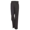 Black Poly Cotton Executive Chef Pants XL EA