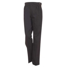 Black Poly Cotton Executive Chef Pants XL EA