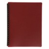 Marbig Refillable Display Books A4 Maroon (EA)