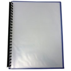 Display Books Refillable Blue w Clear Cover A4 (EA)