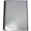 Display Books Refillable Black w Clear Cover A4 (EA)