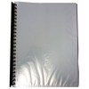 Display Books Refillable Maroon w Clear Cover A4 (EA)