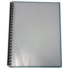 Display Books Refillable Green w Clear Cover A4 (EA)