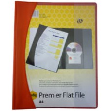 Premier Flat File A4 Red (PK 25)