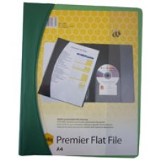 Premier Flat File A4 Green (PK 25)