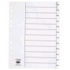 Marbig A4 Divider PP Jan to Dec White (EA)