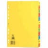 Marbig A4 Divider 1-12 Tab Manilla Bright  (EA)
