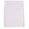 Marbig A4 Divider 10 Tab Manilla White Reinforced (EA)
