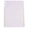 Marbig A4 Divider 10 Tab Manilla White Reinforced (EA)