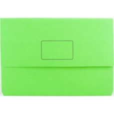 Marbig Document Wallet Slimpick Green Manilla FC  (EA)