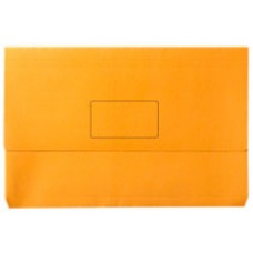 Marbig Document Wallet Slimpick Orange Manilla FC  (EA)