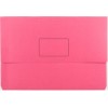 Marbig Document Wallet Slimpick Pink Manilla FC  (EA)