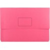 Marbig Document Wallet Slimpick Pink Manilla FC  (EA)