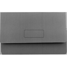 Marbig Document Wallet Slimpick Grey Manilla FC  (PK 50)