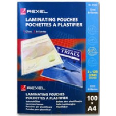 Rexel Laminating Pouches A4 2x175mic Gloss  (PK 25)