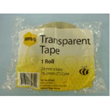 Marbig Office Trans Tape 24mmx66m EA