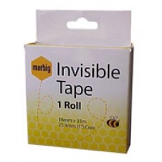 Marbig Invisible Tape 18mmx33m EA