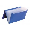 Marbig Expand File Blue FC PP 12 Pocket (EA)