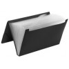 Marbig Expand Black File FC PP 12 Pocket  (EA)