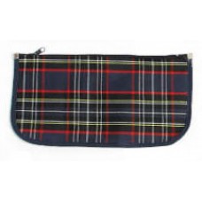 Pencil Case Tartan Jumbo with zip 340x170mm (EA)