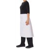 White Three Quarter Waist Apron 28x20 Pocket and Pen PC 86x70cm (EA)