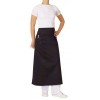 Black Full Waist Apron 28x20 Pocket and Pen PC 86x86cm (EA)