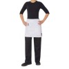 White Half Waist Apron with 28x20 Pocket 65 35 PC 70x40cm (EA)