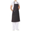 Black Bib Apron with Pocket PC 70x86cm (EA)