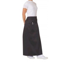 Black Full Waist Apron 28x20 Pocket PC 86x86cm (EA)