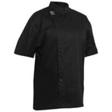 Prochef Tunic Top Black SS Med (EA)