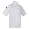 White Short Sleeve Traditional Style PC Chef Jacket M (EA)