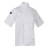 White Short Sleeve Traditional Style PC Chef Jacket L (EA)