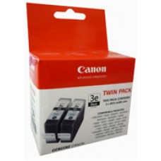 Canon BCI-3EBK Black Twin Ink Cart BJI6000 PK 2