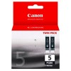 Canon PGI 5BK Black Text Ink Cart IP4200 PK 2