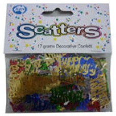 Scatters 'Happy Birthday' Mixed 17g (17g)