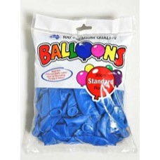 Standard Balloon Blue 30cm (PK 100)