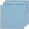 2 Ply Lunch Napkin Light Blue PK 100