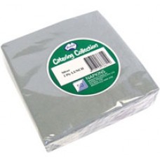 2 Ply Lunch Napkin Silver Pk 100 (PK 100)