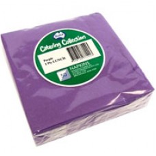 2 Ply Lunch Napkin Purple Pk 100 (PK 100)