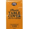 Table Cover Rect Plastic Yellow 137x274cm (EA)