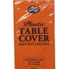 Table Cover Rect Plastic Orange 137x274cm (EA)