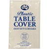 Table Cover Round Plastic White 213cm (EA)