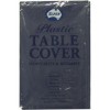 Table Cover Round Plastic Navy Blue 213cm (EA)