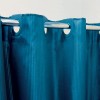 Shower Curtain Polyester Ring Inc Teal 180x180 EA