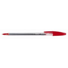 Bic Cristal Ball Pen Med Red EA