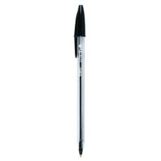 Bic Cristal Ball Pen Med Black PK 12