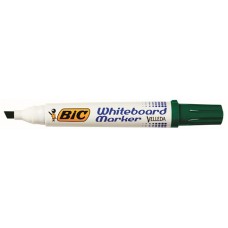 Bic Whiteboard Marker Velleda Chisel Green PK 12