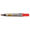 Bic Marking 2300 Perm Marker Chisel Red PK 12