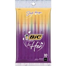 Bic Cristal Ball Pen for Her Black PK 10