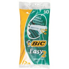 Bic Shaver Easy 2 Sensitive Pouch 10 BX 10